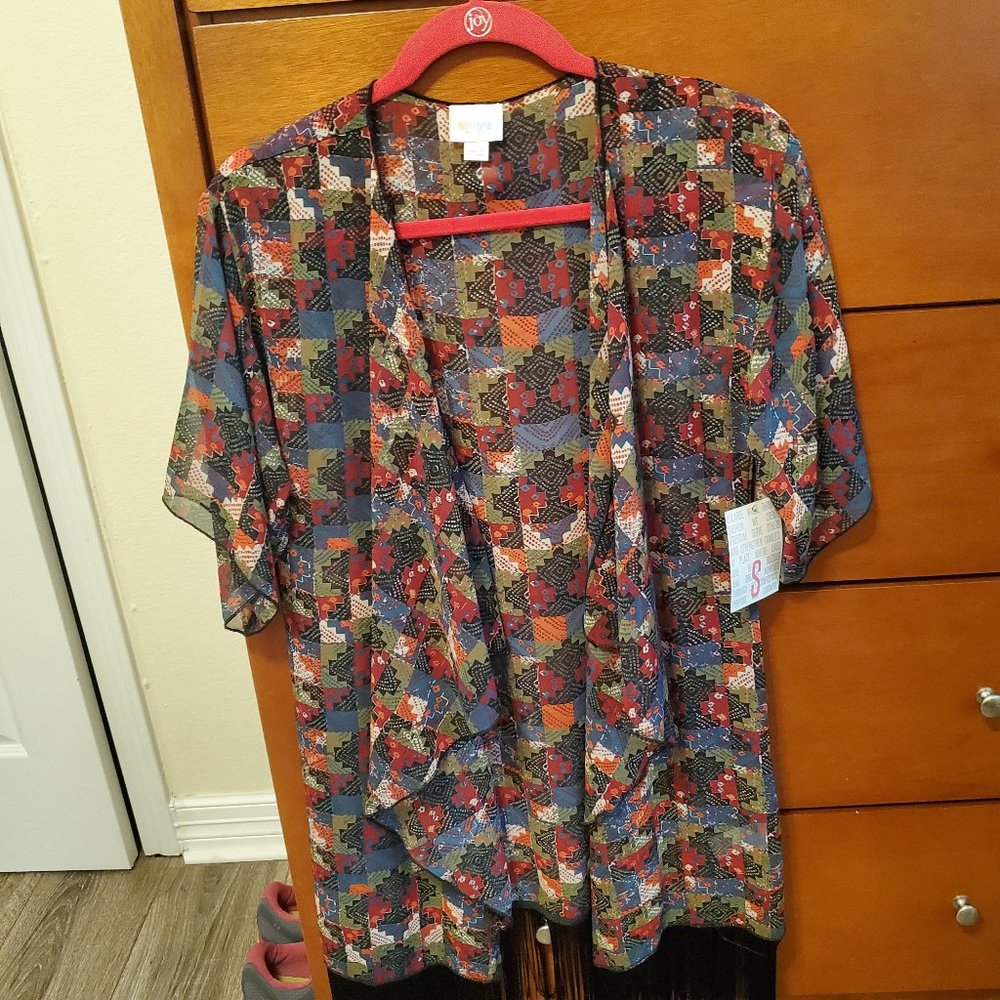 LuLaRoe Multicolor Kimono, OS
